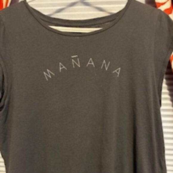 "Manana" Tee, Slub Style, Dark Gray, 100% cotton, by Madewell, Women's size XL - Picture 7 of 7